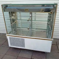 یخچال مکعبی ویترینی ۱۳۰ سانتی اکواریومی میوه مغازه