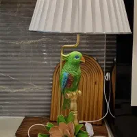 آباژور رومیزی طوطی دست ساز