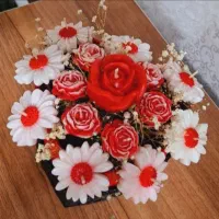 باکس گل شمع|صنایع دستی و سایر لوازم تزئینی|گرمسار, |دیوار