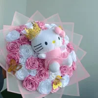 دسته گل های عروسکی شیک