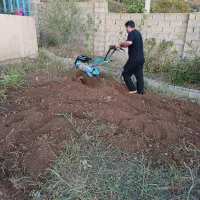 شخم زمین های باغی وکوچک باکولتیواتور