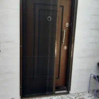 درب دو جداره و توری