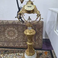 تلفن برنجی وبرنزی پایه دار وپایه سنگی|تلفن رومیزی|بندر امام خمینی, |دیوار