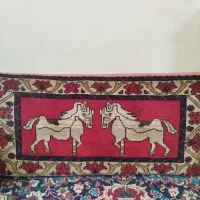 سه عدد پشتی دستبافت ( دست بافت ) ترکمن اصل|پشتی|مشهد, پروین اعتصامی|دیوار