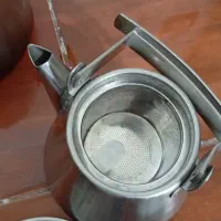 کتری و قوری استیل نیاز به تعمیر جزیی دارد|قوری، کتری، قهوهساز دستی|اردبیل, |دیوار