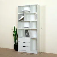 کتابخانه مدرن و شیک سه کشو|کتابخانه، شلف، قفسههای دیواری|تبریز, |دیوار