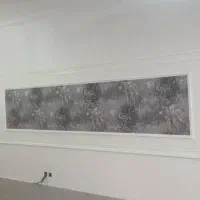 نصب کاغذ دیواری و نقاشی ساختمان|خدمات پیشه و مهارت|پاکدشت, حصار امیر|دیوار