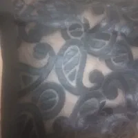 دو قواره پارچه چادری مشکی طرح دار خارجی