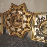 ابزار دور لامپی در حد نو|لوستر و چراغ آویز|همدان, |دیوار