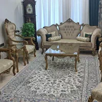 مبلمان ۹ نفره استیل در حده نو و کاملا تمیز|مبلمان خانگی و میز عسلی|تهران, امیریه|دیوار