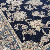 فرش ۹متری ۱۲۰۰شانه رنگ سرمه ای نووتمیز