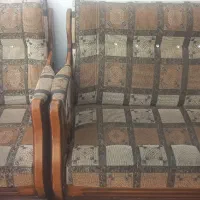 فروش مبل ۸ نفره با بدنه چوب چنار