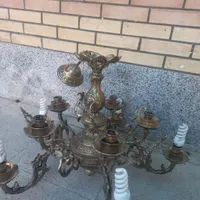 لوستر برنزی ۱۰ شاخه