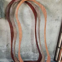 آینه قدی دفرمه چوب روس|آینه|بهارستان, |دیوار