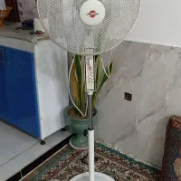 دوعدد پنکه پارس خزر پایه بلند صحیح وسالم|پنکه و تصفیهکنندهٔ هوا|مشهد, خواجه ربیع|دیوار