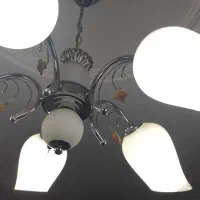 لوستر پنج شعله|لوستر و چراغ آویز|کرمان, |دیوار