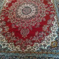 دو عدد فرش گل قرمز نو نو