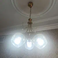 لوستر ۳ شاخه فلزی