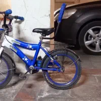 دوچرخه سایز 16 بچه گانه سالم تمیز|دوچرخه، اسکیت، اسکوتر|تهران, شهرک هما|دیوار