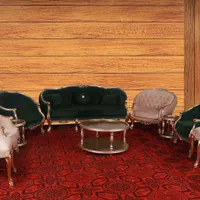 مبل راحتی استیل کلاسیک زمردنگینی کد۹۰۹۰|مبلمان خانگی و میز عسلی|رباطکریم, آدران|دیوار