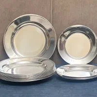 بشقاب استیل نو محکم و ضخیم