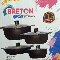 سرویس قابلمه ۸پارچه گرانیتی|ظروف پخت‌وپز|نیشابور, ناسیونال|دیوار