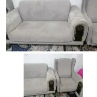 مبل 7 نفره پایه طلایی