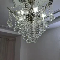 لوستر برنجی ۵ شاخه|لوستر و چراغ آویز|قرچک, میرزائی جنوبی|دیوار