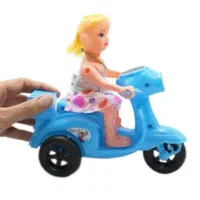 عروسک دختر موتورسوار (قدرتی)