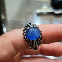 انگشتر یاقوت کبود برمه رکاب استاد کرد تهران|جواهرات|بجنورد, |دیوار