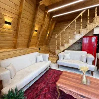 کلبه دوخوابه جکوزی باتراس قاسم نژاد۲|اجارهٔ کوتاه‌مدت ویلا و باغ|چابکسر, |دیوار