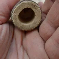 یک شاخه لوله مسی قدیمی آنتیک امریکایی|کلکسیون اشیاء عتیقه|بروجرد, |دیوار