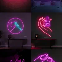 ساخت انواع نیون-نئون با بالاترین کیفیت|ریسه و چراغ تزئینی|رشت, دیانتی|دیوار