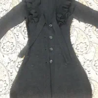 بافت زنانه ذغال سنگی تیره