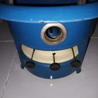 چراغ ۳ فتیله ای  قدمت ۱۰۰ ساله چدنی