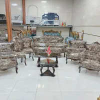 مبل سلطنتی۸نفره چوب راش درحدنو مدل نیلو|مبلمان خانگی و میز عسلی|رشت, آزادگان|دیوار