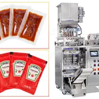 ساشه پرکن مایعات بسته بندی سس تکنفره