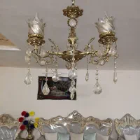 لوستر برنزی دو عدد