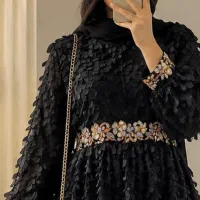 مانتو بلند عبایی فری سایز
