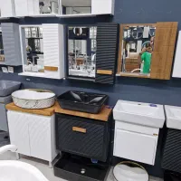 فولست روشویی کابینتی به همراه آاینه باکس جا حوله