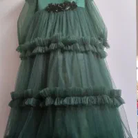 پیرهن مجلسی سبزدخترانه