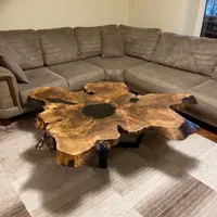 میز چوبی روستیک ناهار خوری جلومبلی عسلی تخته سرو|میز و صندلی غذاخوری|ری, بازار گل خاوران|دیوار