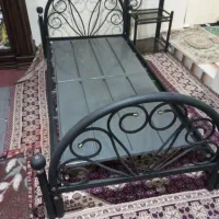 تختخواب تک نفر اهنی|تخت و سرویس خواب|تیکمه داش, |دیوار