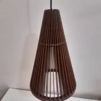 ۲عدد لوستر چوبی