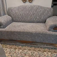 دو عدد فرش کارکرده و مبل|فرش|همدان, |دیوار