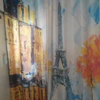 دوپنل پرده|پرده، رانر، رومیزی|مسجد سلیمان, |دیوار