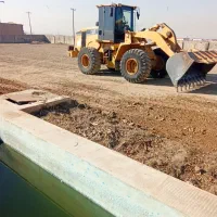 گودبرداری لودر و کامیون و گریدر