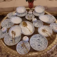 سرویس ارکوپال جهیزیه نو آکبندو کادو۶نفره ۲۴ نفره