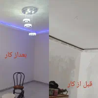 نقاشی و رنگ آمیزی ساختمان + سرامیک کاری|خدمات پیشه و مهارت|رشت, گلسار|دیوار