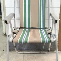 صندلی تاشو ،فوتبال دستی ،چهارپایه (نو)